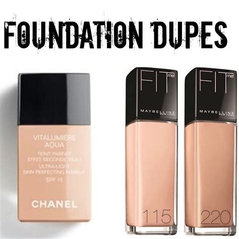 chanel foundation dupes|chanel lipstick dupes.